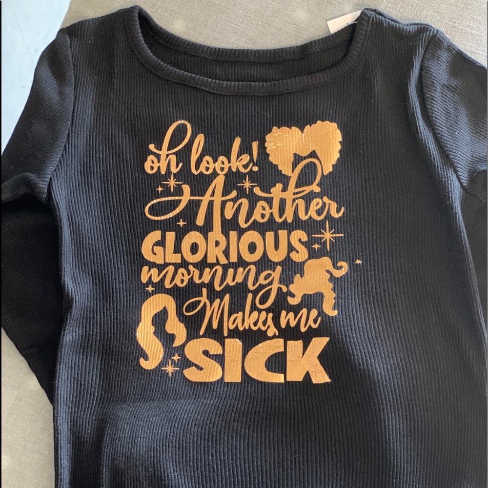 Children’s hocus pocus shirt, made by me!